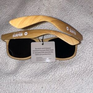 Wooden Ray ban style sunglasses brown tan RARE